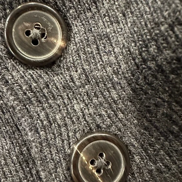 Hermes Quarter Button Neck Cashmere & Wool Jumper Mens L - Picture 10 of 16